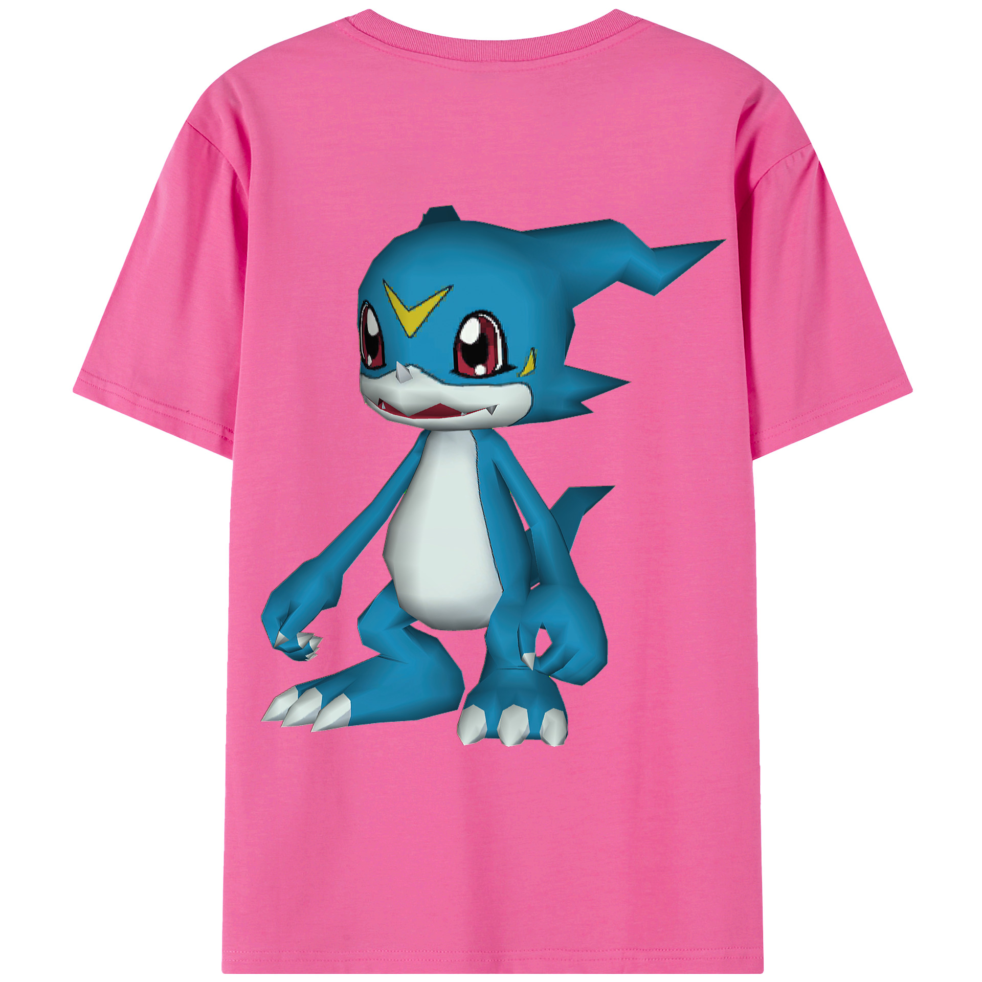 （画像用） Digimon デジタルモンスター/デジモン レディース半袖Tシャツ(バックプリント)
